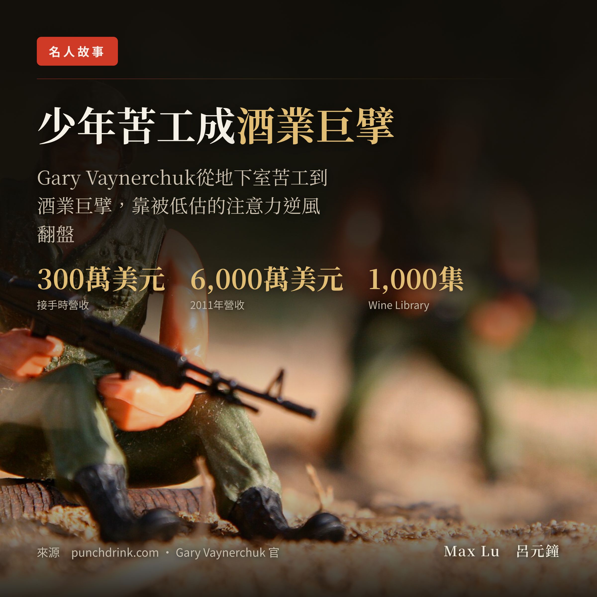 他在爸爸酒店的地下室裝冰塊，時薪兩美元，一天十小時最後把年營收三百萬做到六千萬美金