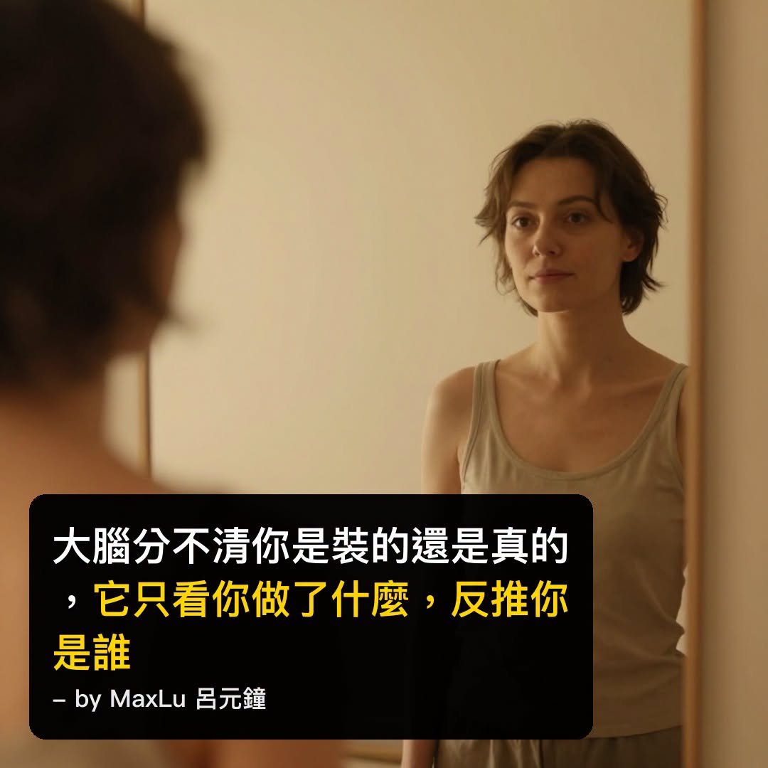 先演再真：你的大腦根本分不清你是裝的還是真的。