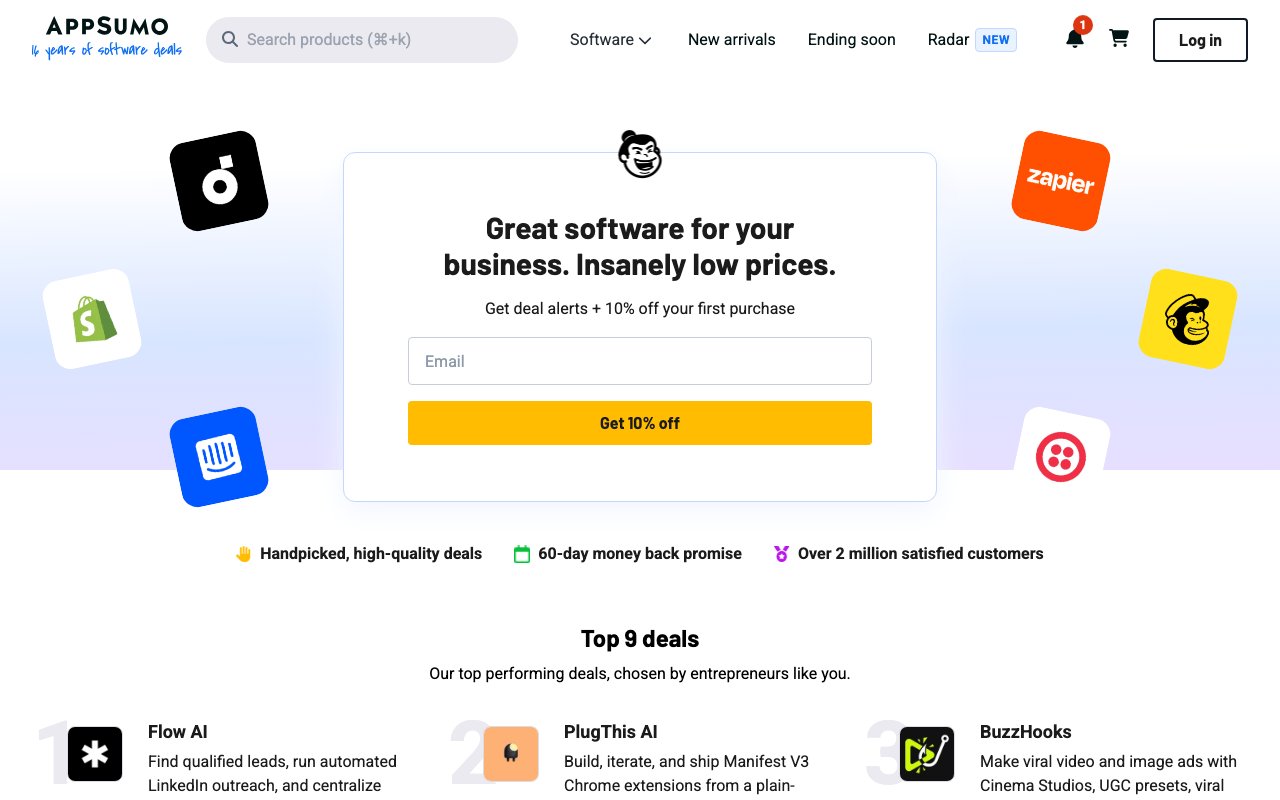 【電子商務實戰講堂 之一】比Groupon更威的團購服務 – AppSumo