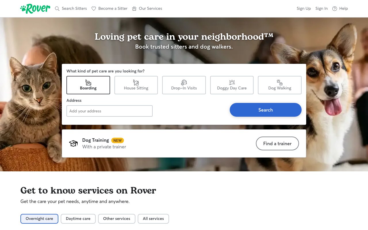 【電子商務實戰講堂 之十五】Rover.com─讓群眾解決忙碌時候寵物寄養的問題